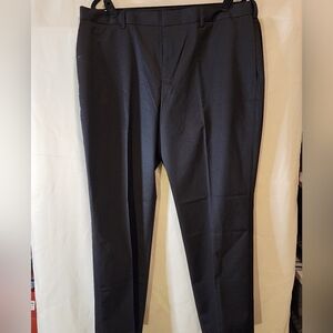 Perry Ellis Mens Premium Flex Twill Dress Pant No-Iron 38x29 Flat Front Black NW